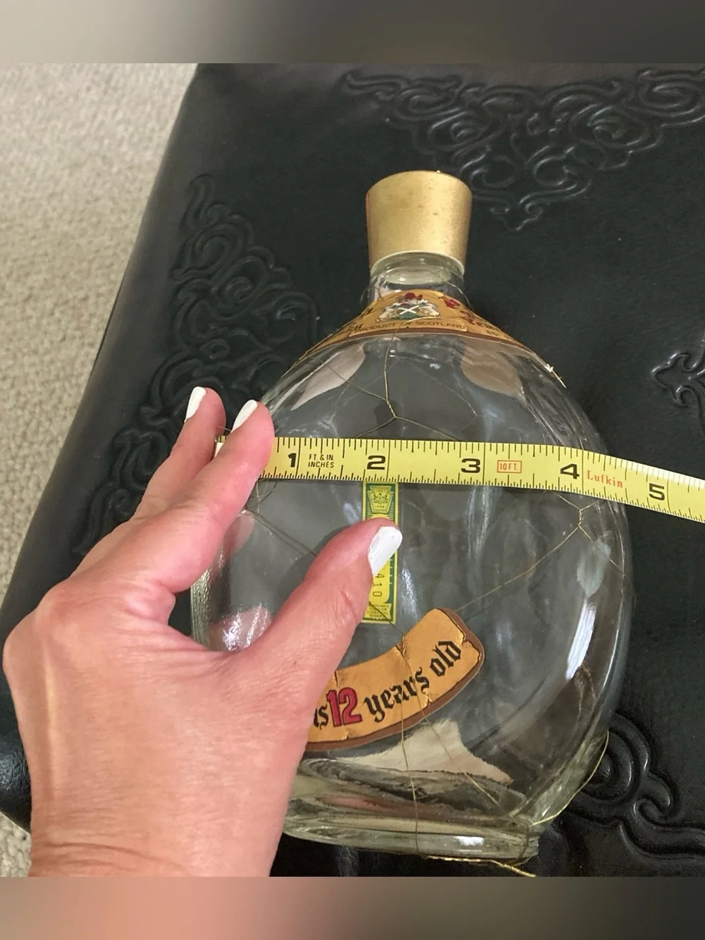 Pinch Old Blended Scotch Whisky Decanter - EMPTY vintage bottle